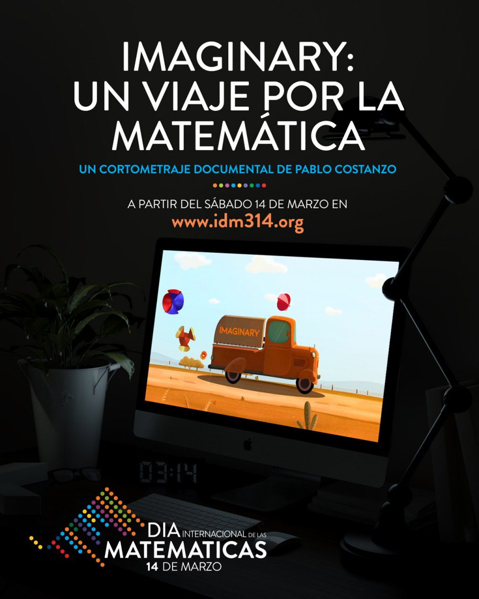 ImaginaryUy's tweet photo. En nov/2019 la UNESCO declaró el 14 de marzo como el Día Internacional de la Matemática. Mañana será la primera celebración a nivel mundial.

Hay más información del evento en https://t.co/sqXGvPIV3e, pero hay dos elementos que celebramos particularmente en Uruguay: https://t.co/Y6ICUL1jwD