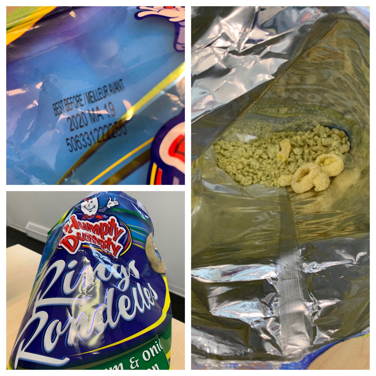 danjohnsonnb's tweet image. Hey @olddutch I picked this up this morning at my local Supermarket.  Bag was inflated so it wasn’t crushed. What the heck? #SadSnackFind