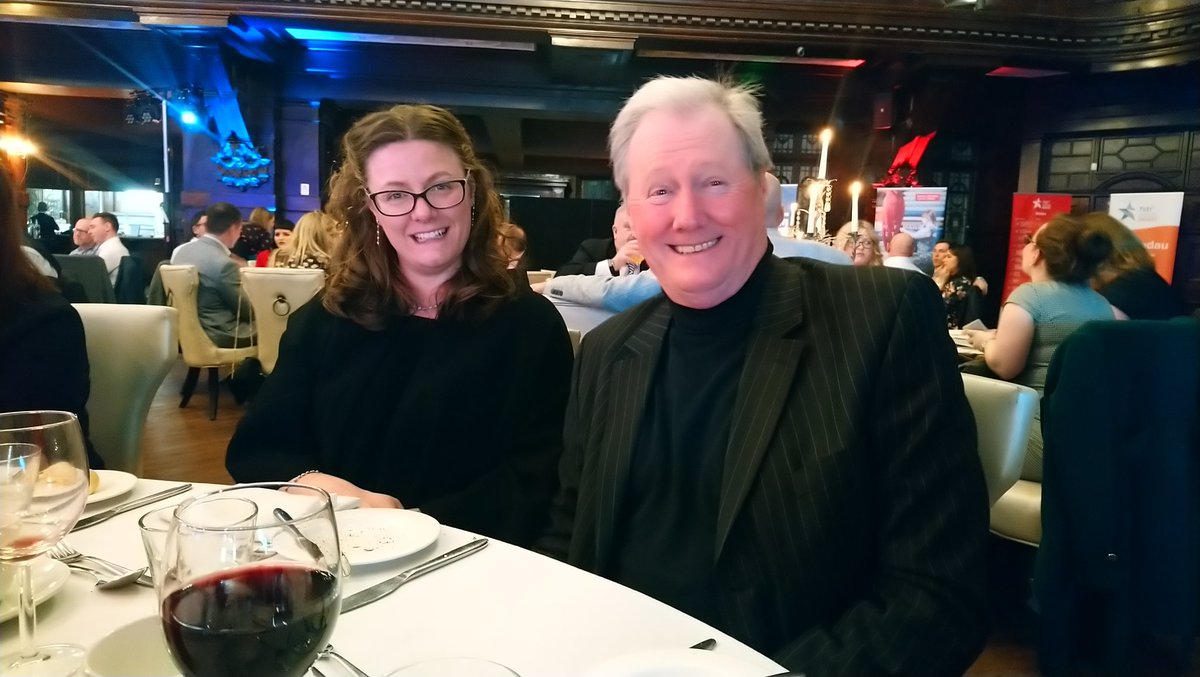 #FSBAwards the "man in charge" (on the left) and the "young lad who knows tech" (on the right)