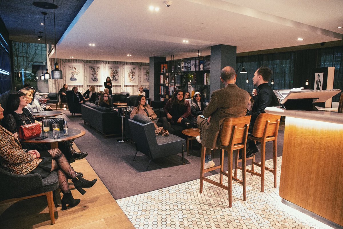 EdwardianHotels's tweet photo. A memorable evening at @edwardianMCR in association with @AssoulinePub. Special thank you to @AlexanderFury, the author of '#CHANEL: The Impossible Collection,' and @BritishVogue's Style Editor, @GianlucaLongogg 
#EdwardianHotelsLondon #TheEdwardianManchester #TheLibraryAssouline https://t.co/2EM6X5nln6