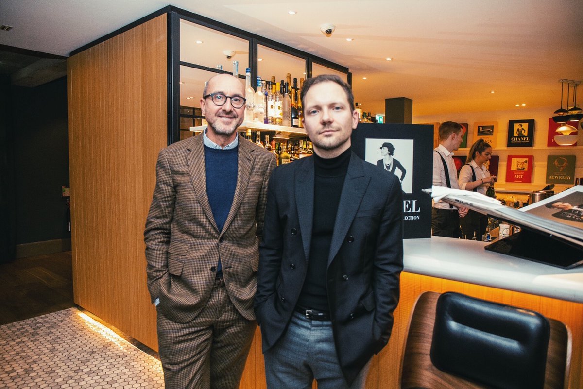 A memorable evening at @edwardianMCR in association with @AssoulinePub. Special thank you to @AlexanderFury, the author of '#CHANEL: The Impossible Collection,' and @BritishVogue's Style Editor, @GianlucaLongogg #EdwardianHotelsLondon #TheEdwardianManchester #TheLibraryAssouline