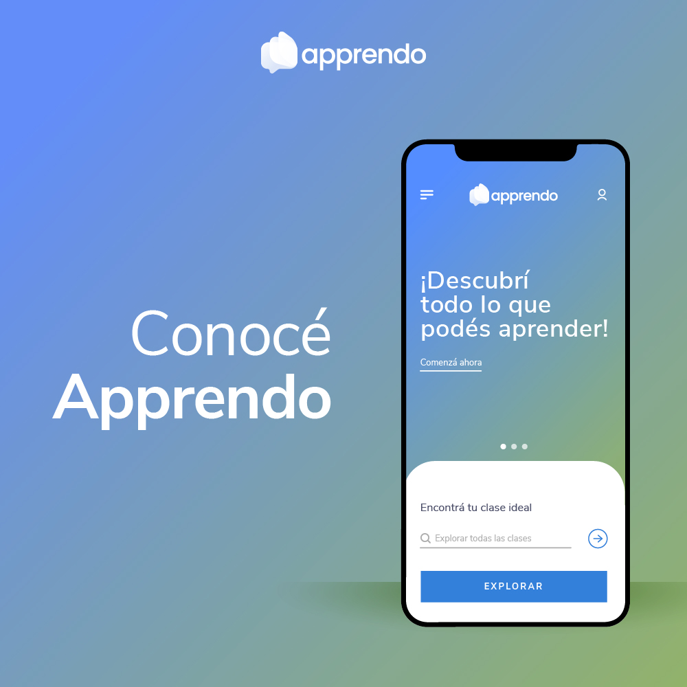 Apprendo's tweet image. 🎉¡BIENVENIDOS A APPRENDO!🥳
La plataforma y app donde podés encontrar clases particulares, cursos y talleres de lo que quieras. 

📲Encontranos en la playstore y en apprendo.app 
#LanzamientoApprendo