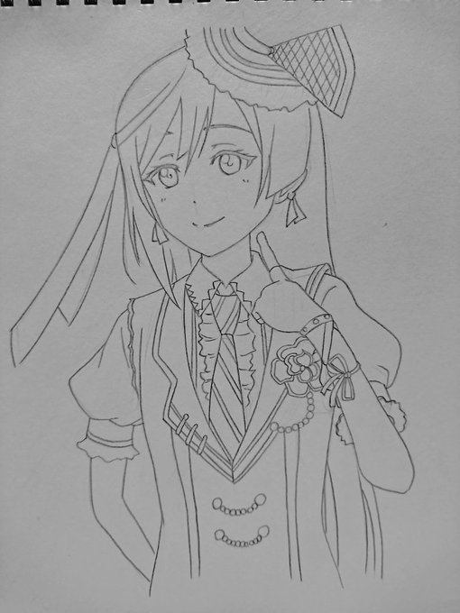落書きせっつー。

色塗る前に事故が発生し、お蔵入りに…?

リベンジせねば!!

#ラブライブ
#ラブライブ好きと繋がりたい 
#虹ヶ咲 
#優木せつ菜
#せっつー
#イラスト 
