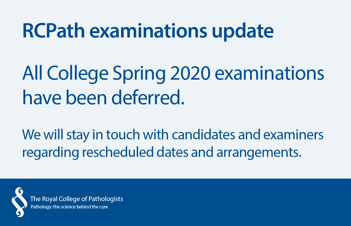 We have taken the hard decision to defer all spring exams as the UK moves to the ‘delay’ phase to manage the #COVID-19 outbreak. 

We will reschedule for later in the year and stay in touch with candidates and examiners regarding dates and arrangements.

ow.ly/rXnz50yKXe4
