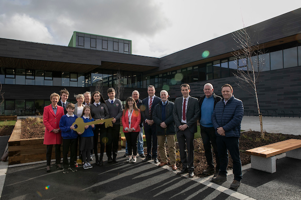 HubSouthEast's tweet photo. #KeysHandedOver to @scotborders for the new #JedburghGrammarCampus. Well done to all involved in this fantastic project! #InspiringLearningEstate #IntergerationalLearning #CommunityFacilities #OnTimeOnBudget https://t.co/ZfnFE1xH0C https://t.co/O6HwFvrwWJ