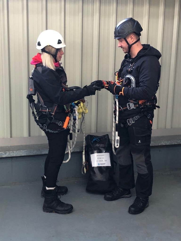 rotos360's tweet photo. Our “I am a woman in renewables” series celebrates the women who help to make this industry so successful. Sarah Lancaster, our #BusinessDevelopmentManager, attended a GWO course last month to enhance our health and safety repertoire. What a great example she’s setting! https://t.co/3hTdOMjKEj