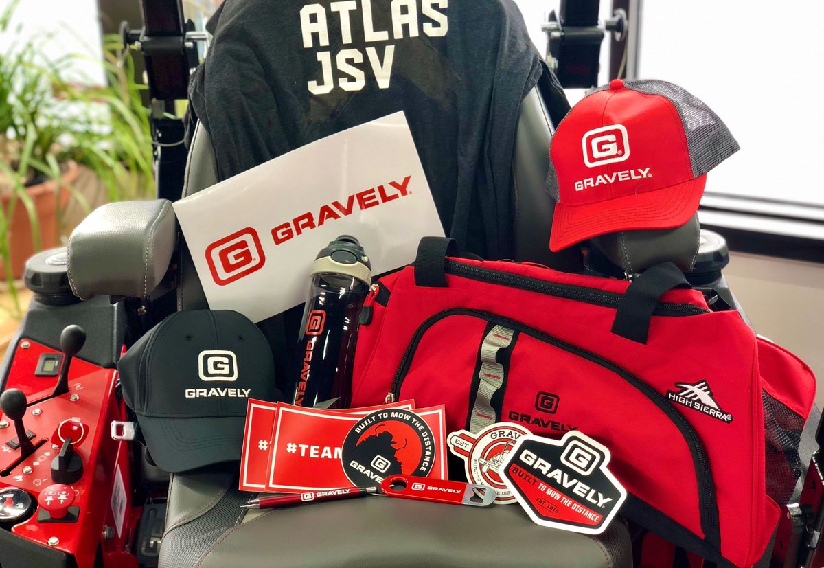 Here's something fun for your Twitter feed this week. It's #FreeStuffFriday 🎉 RETWEET for a chance to win this #Gravely duffel bag filled with gear. 

*We will choose a winner on Monday, March 16. Must be a U.S. or Canadian resident to win.