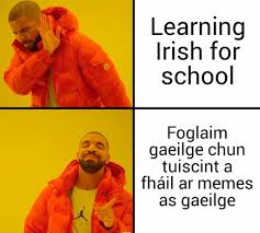 Fós tábhachtach leanacht leis an nGaeilge cé nach bhfuil na scoileanna ar oscailt #SnaG20