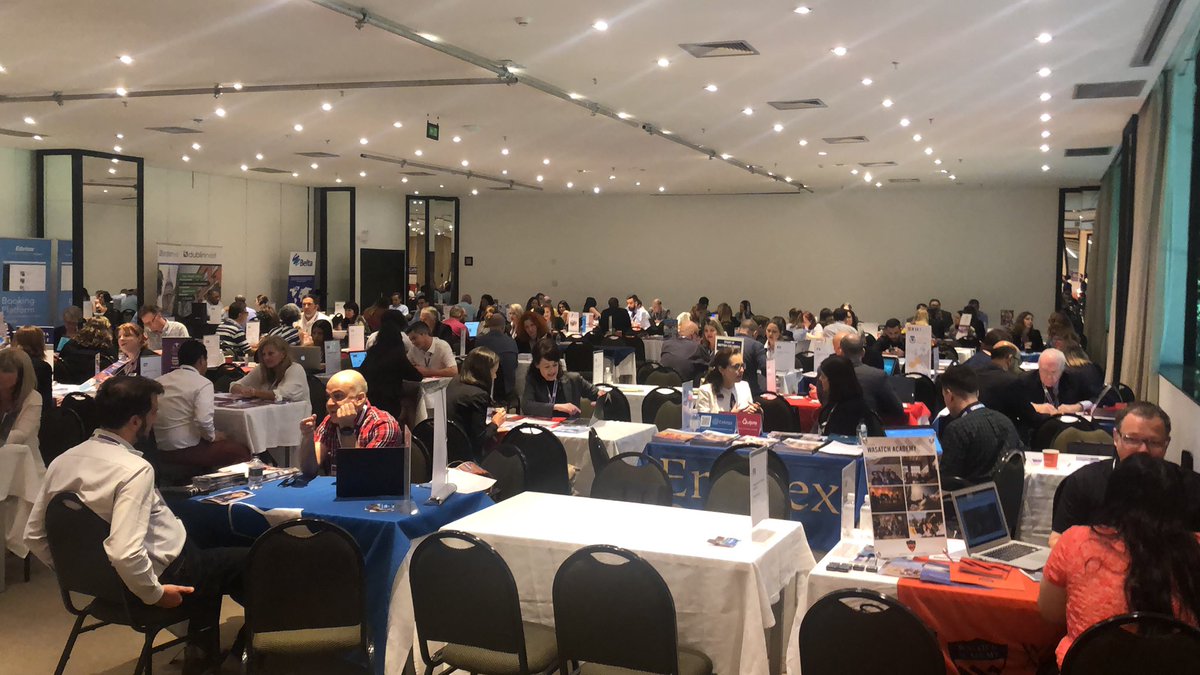 damianmadrid's tweet photo. Last day at @StudyTravelLtd #ALPHE #Brazil . Large amount of agents and schools in the room. https://t.co/OJgGyfQ77q