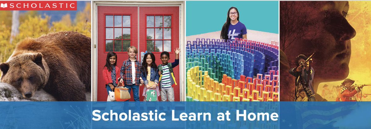 Teachers, I'm so proud to share scholastic.com/learnathome to help you &amp; your ss during this challenging time. It's a FREE hub of learning journeys across the content areas, K-8. Kids can do on their own, w/ you, or w/ families. We'll be adding more in the coming days! #learnathome
