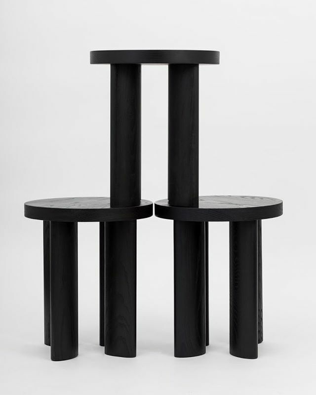 Orbit stool in ebonized ash designed by <a href="/mistermatter/">Matt R</a> 🖤⁠⠀
⁠ ift.tt/33i9axX