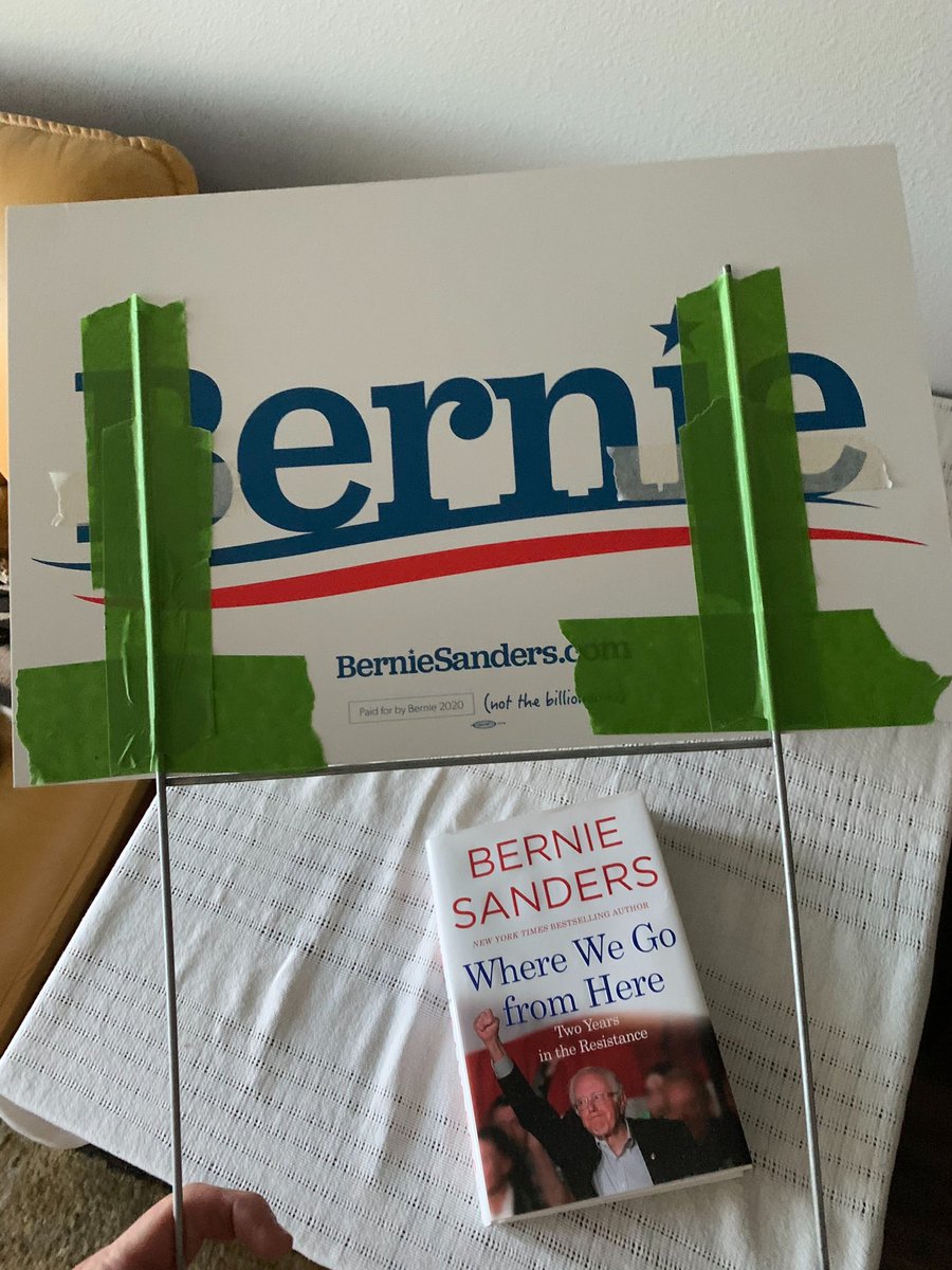 FL4Bernie2020's tweet photo. Good morning Bernie family and welcome to our daily thread. Since we are limited to virtual campaigning, post your phone bank selfies!! Here’s some custom and DYI Bernie projects folks have going on! #FloridaForBernie #EarlyVotingWeek #FLPrimary #BernieIsRight #Bernie2020 https://t.co/inAnyCzUZv