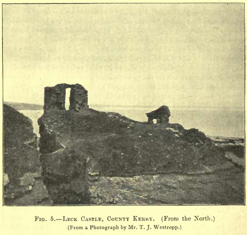 kerry_geo's tweet photo. We are loosing the #heritage 🥺. #LeckCastle located near #BromoreCliffs was build in 15th Century. There are small changes in the structure between 1909 to 2018. However #StormJorge took away a good bit of the remains . Photo courtesy of @BromoreCliifs #erosion @CHERISHproj https://t.co/PEWtg4gBE0