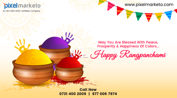 PixelMarketo's tweet photo. Let the colours of the festival bring cheer and happiness to your life. Red Gulal being prosperity and yellow being health. ✨Happy Rangpanchami🎉
.
#HappyRangpanchami #Rangpanchami2020 #HappyRangpanchami #Festivalsofindia #Festivalofcolors #Instagood #CelebrateColors https://t.co/vZqXWArfgA