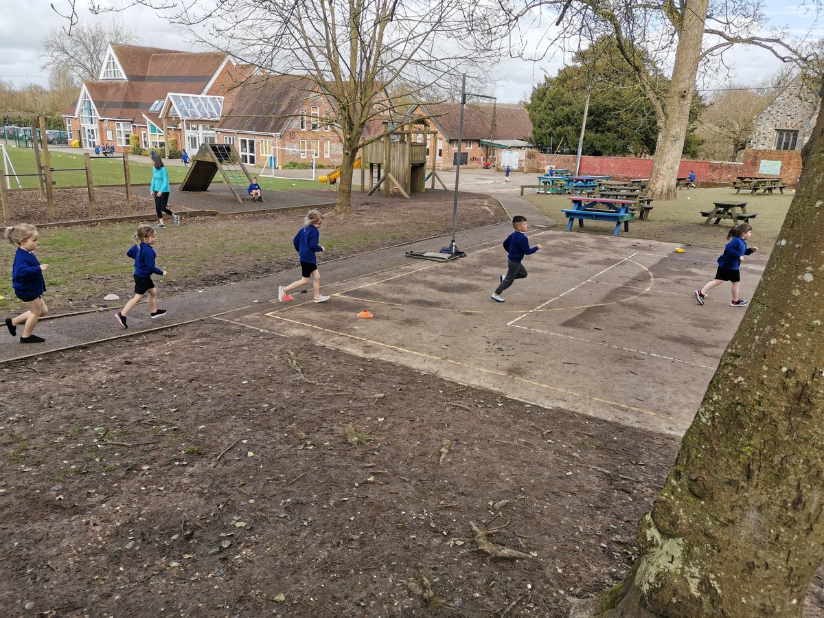 Spetisburyprim1's tweet photo. For @sportrelief we have not stopped running around our school. Every child from Reception to year 6 has done an amazing job and raised lots for charity #growingandmaturing #SportRelief2020 #lifeinallitsfullness https://t.co/B8XV0pH4AI