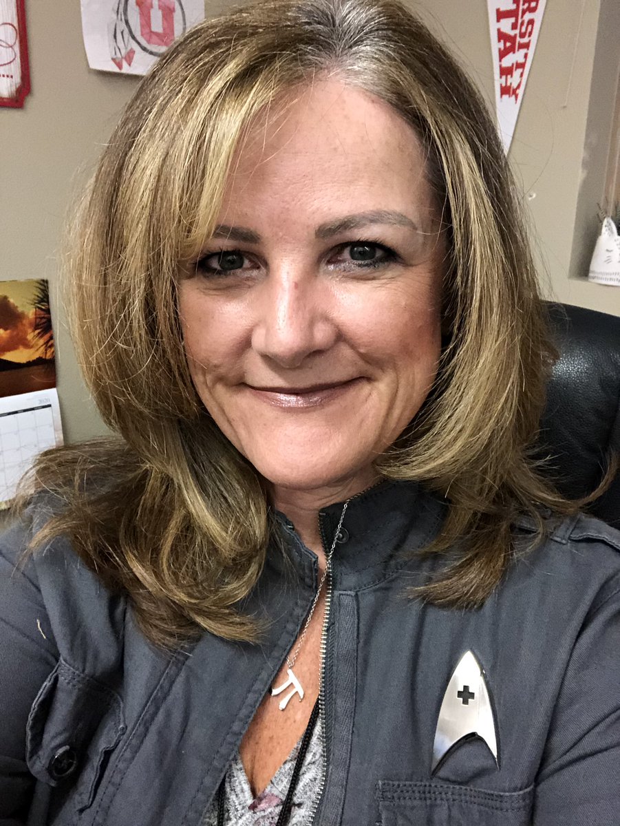 MissAmyNelson's tweet photo. Everyone could use a Starfleet Medical officer right about now. Also happy early Pi Day tomorrow (March 14 - 3.14) #MathIsNotHard https://t.co/6QdhhMWrri