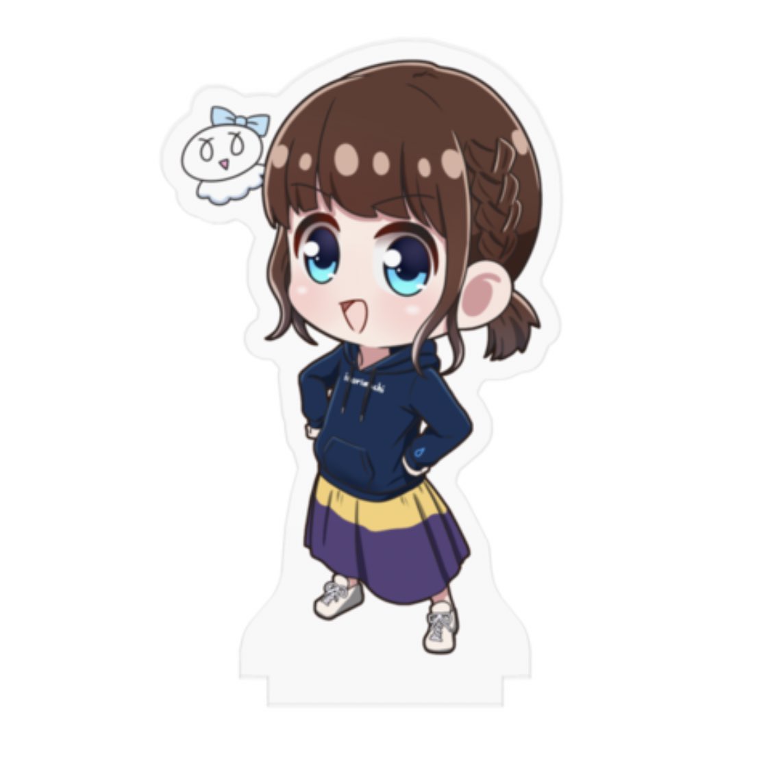 「アクスタ作るとしたらこんな感じになる!こうやって見るとテンション上がるなー 」|シュンのイラスト