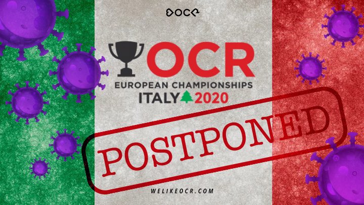 welikeocr's tweet photo. ANNULLATI I CAMPIONATI EUROPEI OCR
A causa dell'emergenza legata alla pandemia di Covid-19 gli OCREC2020 non si faranno, ma verranno posticipati nel 2021 sempre in Italia
https://t.co/4Yxl0oorTx

#COVID19 #ocr #ocrec2020 #fiocr #ocrecitaly #coronarvirusitalia #CoronaOutbreak https://t.co/nDOIMfCJJc