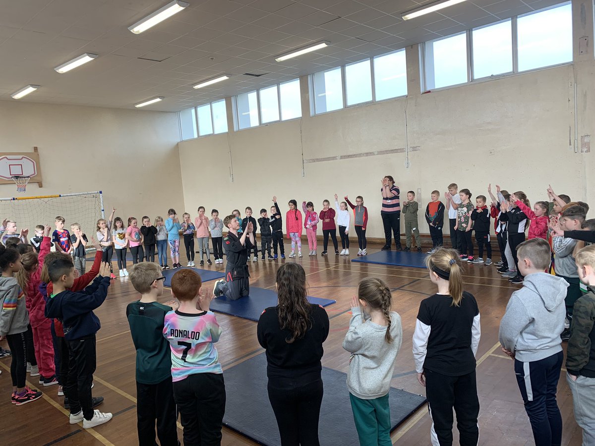 Fordley34NT's tweet photo. Y3/4 enjoyed learning some jujitsu from Mr C for Sport Relief today 🥋 #SportRelief2020 https://t.co/E00KwO1v0B