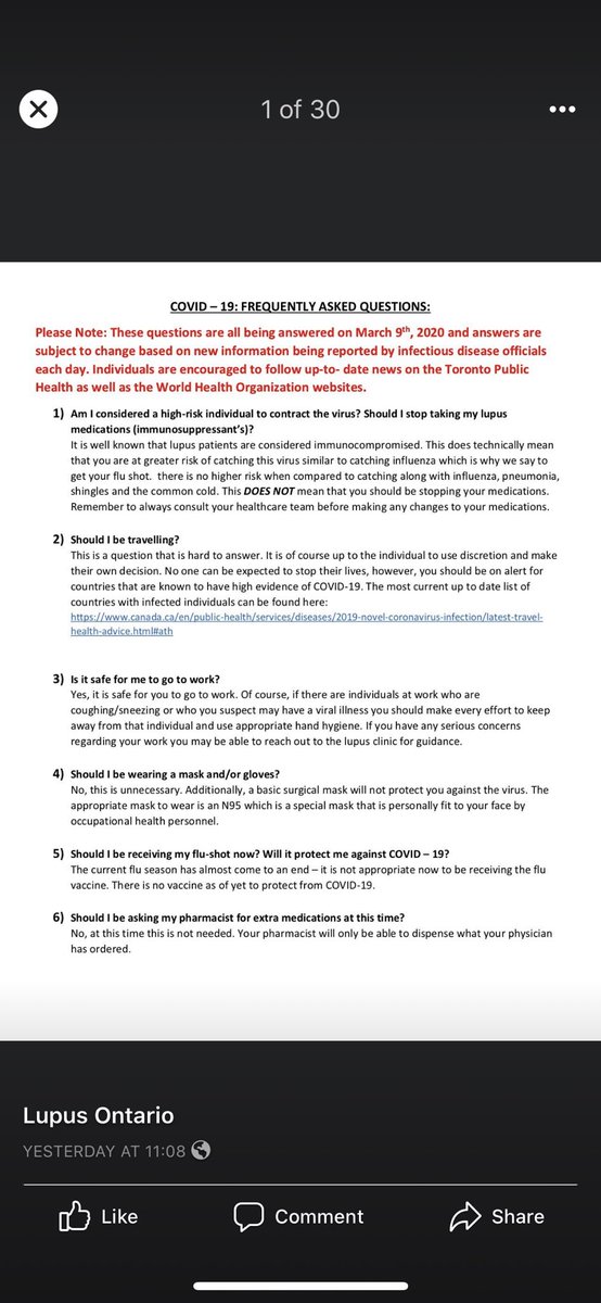 Part of the Lupus Newsletter I wrote for University Health Network. 👍🏻#handhygiene #COVID19 #Lupus #UHN <a href="/LupusON/">Lupus Ontario</a> <a href="/ACRheum/">American College of Rheumatology</a> <a href="/UHN/">University Health Network</a> @collegeofnurses <a href="/RNAO/">RNAO</a> <a href="/LupusCanada/">Lupus Canada</a>