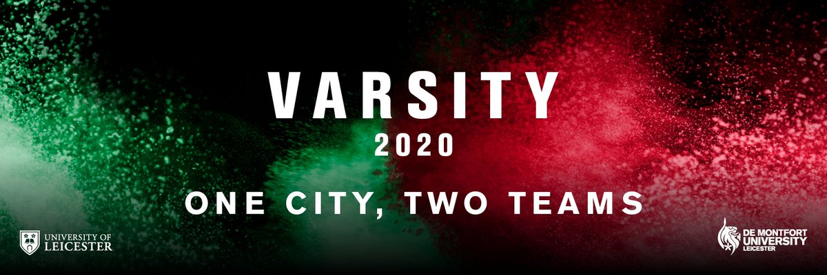 📢 | <a href="/uniofleicester/">University of Leicester</a> and <a href="/dmuleicester/">dmuleicester</a> have made the decision to cancel Varsity 2020. 
Neither university wishes to place students and staff at increased possibility of spreading COVID-19. The safety of students and staff is paramount to our activities. le.ac.uk/coronavirus