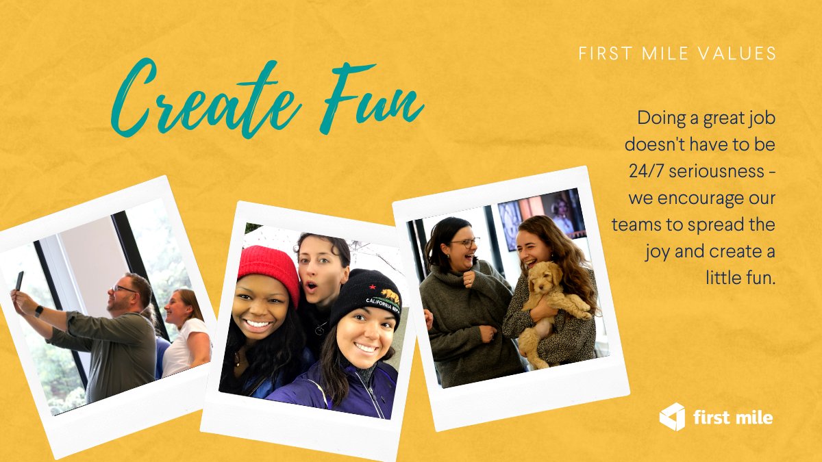 BratleyBruce's tweet image. We are very serious about fighting #climatechange at @firstmile, but we also have a lot of fun doing it. 
So much so, that #CreateFun is one of our core values.  
#TGIF #FridayBeers