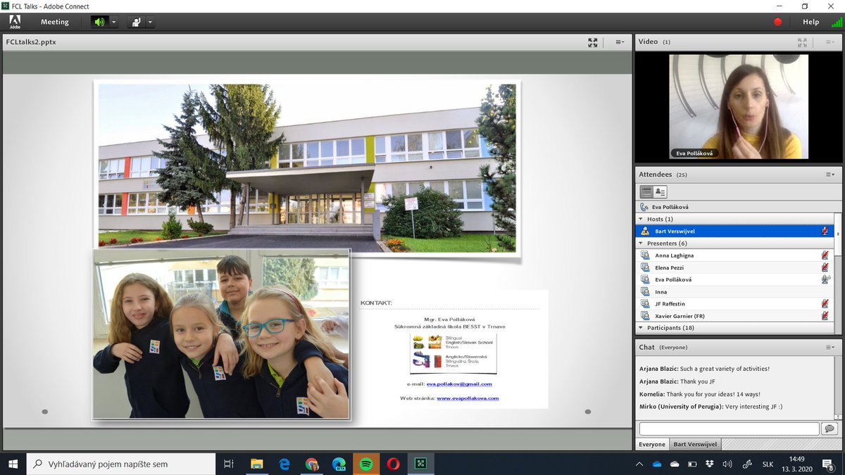 lohynova's tweet photo. Happy to hear about a very successful story of using tablets at school in Slovakia by @EvkaPoll #fcltalks @fcl_euschoolnet #entetw https://t.co/RUZvfeSMd6