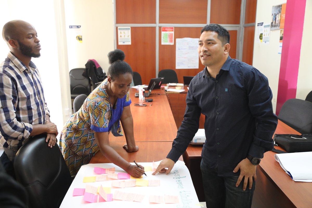 VSO_Rwanda's tweet photo. PHOTOS: VSO Lead Adviser @purnashrestha leading an initial design workshop for an inclusive/ Early Childhood Education project at our offices in Kigali earlier today.

#InclusiveEducation
#EarlyChildhoodEducation https://t.co/fLAad9b81T