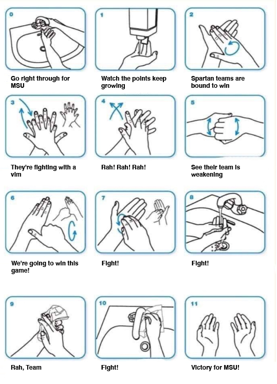 michiganstateu's tweet photo. Wash your hands. FaceTime your friends. Take care of yourself. https://t.co/QcjDiZyQPJ https://t.co/k57PMcdX01