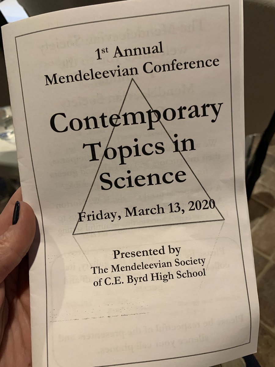 CaddoScience's tweet photo. Caddo students sharing their love for science research at the 1st Annual Mendeleevian Conference @rwnortongallery .  Great job  putting this together Mr. Wrobel @CEByrdHigh ! https://t.co/dXW3TvQ6Nf