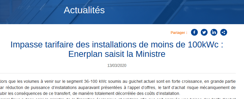 ENERPLAN's tweet photo. Vers une impasse tarifaire des installations PV de moins de 100kWc, Enerplan saisit la Ministre @Ecologie_Gouv @Elisabeth_Borne 

▶️https://t.co/Y7Z8Q4GMJc https://t.co/CA7x7g6BAT