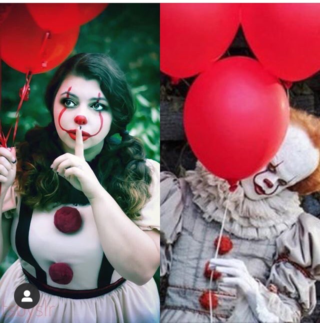 Day 9 of #31DaysofCosplay. Would you like a balloon Georgie? #pennywise #pennywisecosplay #cosplayer #IT #whowantsaballoon #horrorcosplay