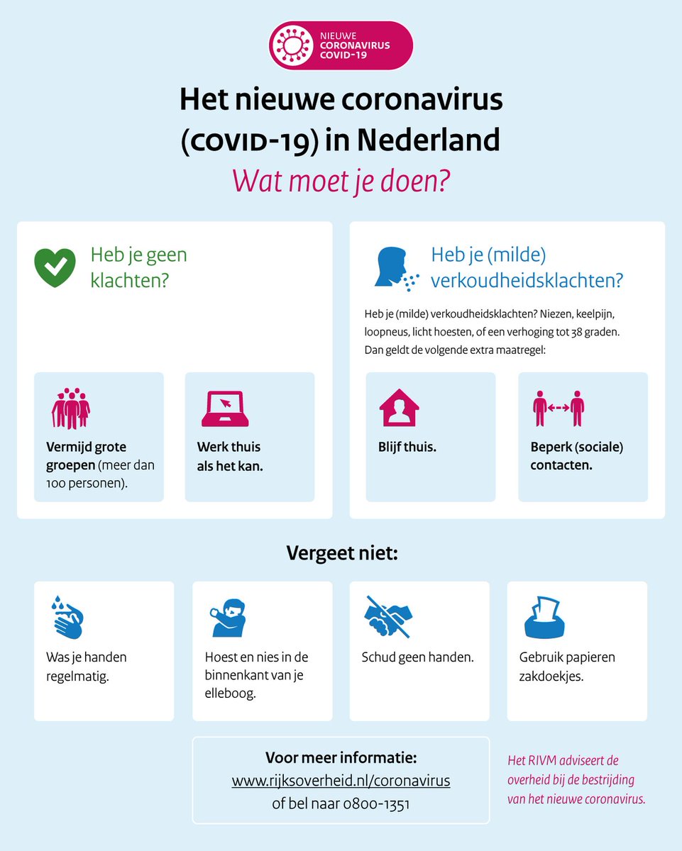 Er gaan op dit moment veel berichten rond over het #coronavirus #covid19 Soms ook nep-berichten of fake news. Bekijk daarom altijd de afzender en volg officiële instanties zoals de Rijksoverheid, het RIVM en de GGD #staycalm #zorgen #wezijnervoorjou #corona #virus