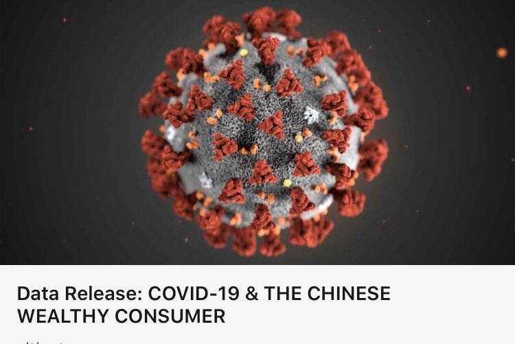 Covid-19 Release: 81% of Wealthy Chinese Believe that a Sense of Normalcy will Return in Three Months or Less. bit.ly/3cU6Bqp
#mrx #consumerbehaviour #affluent #luxury #hnwi #COVID19