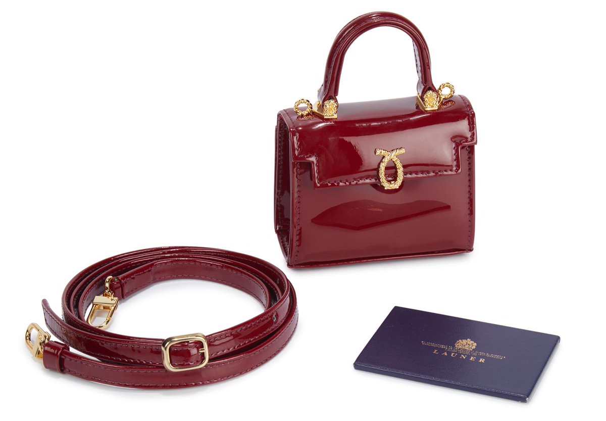 elbi's tweet photo. 🌎WORLD EXCLUSIVE🌍 @launerlondonofficial @launer_bespoke’s PICCOLO handbag. 1 of only 2 in the world with a special “LOVE” badge hidden inside💜 (@NataSupernova  has the other🤫)- Bid the most during this #ElbiDrop &amp; you can own a piece of iconic British design. Go to Elbi now! https://t.co/m5xqnrgrVK
