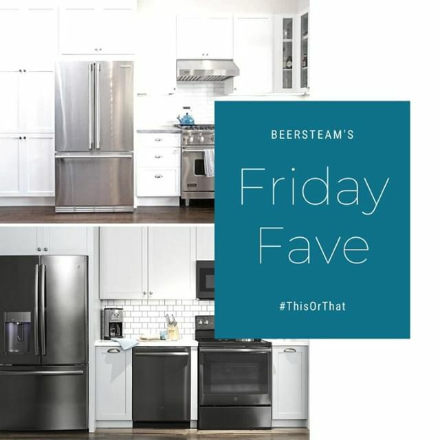BeersTeam_Omaha's tweet photo. #FridayFave - Classic Stainless or Black Stainless Steel🧐 COMMENT BELOW! ⁠
.⁠
#FridayFavorite #ThisOrThat #RealEstate #Realtor #OmahaRealEstate #OmahaRealtor #RealtorOmaha #RealEstateOmaha  #interiordesign #design #home #homedecor #decor #kitchendesi… https://t.co/lki8IifNcK https://t.co/Q6Yd68EUE6