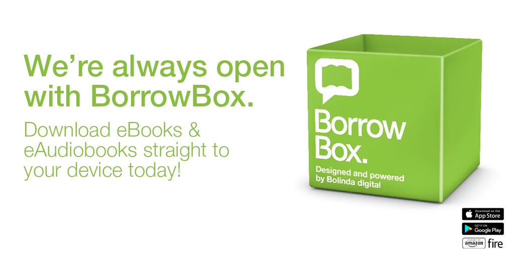 silvercitylibs's tweet photo. With @BorrowBox, the library is always open and you can access thousands of eBooks and eAudiobooks for free wherever you are straight from your mobile device.
Download the app now and sign in with your library membership - https://t.co/o10x6ndQIV https://t.co/1y4WKREBXx