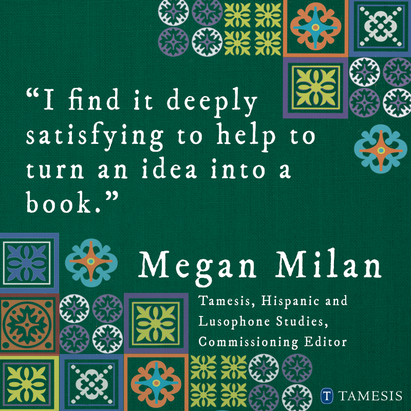 boydellbrewer's tweet photo. “I find it deeply satisfying to help to turn an idea into a book.” 💡📗

Megan Milan, Commissioning Editor for Tamesis, Boydell &amp; Brewer's imprint for #Hispanic and #Lusophone Studies, talks about her career pathway in this interview. 

https://t.co/q4T2aLSyvc #AcademicBookWeek https://t.co/KnTNuHYEAh