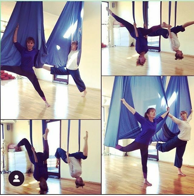 TriangleYogaNC's tweet photo. Thank you @duchess1225 for these amazing photos of you and @rebeccadrakepelli! #aerialyoga #aerialsilks #aerial #yoga #privateclasses #yogastudio #studio @triangleyoganc https://t.co/dNIzRLWW93 https://t.co/uimInGpIjf