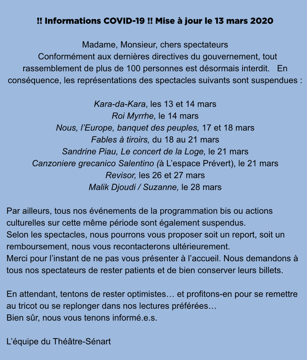Théâtre Sénart (@theatresenart) on Twitter photo 