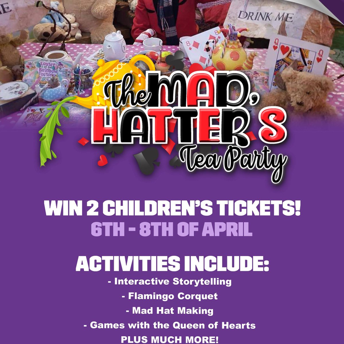 Its competition time! Head over to our Facebook page to enter: facebook.com/rainbowfactory… #easterholidays #competition