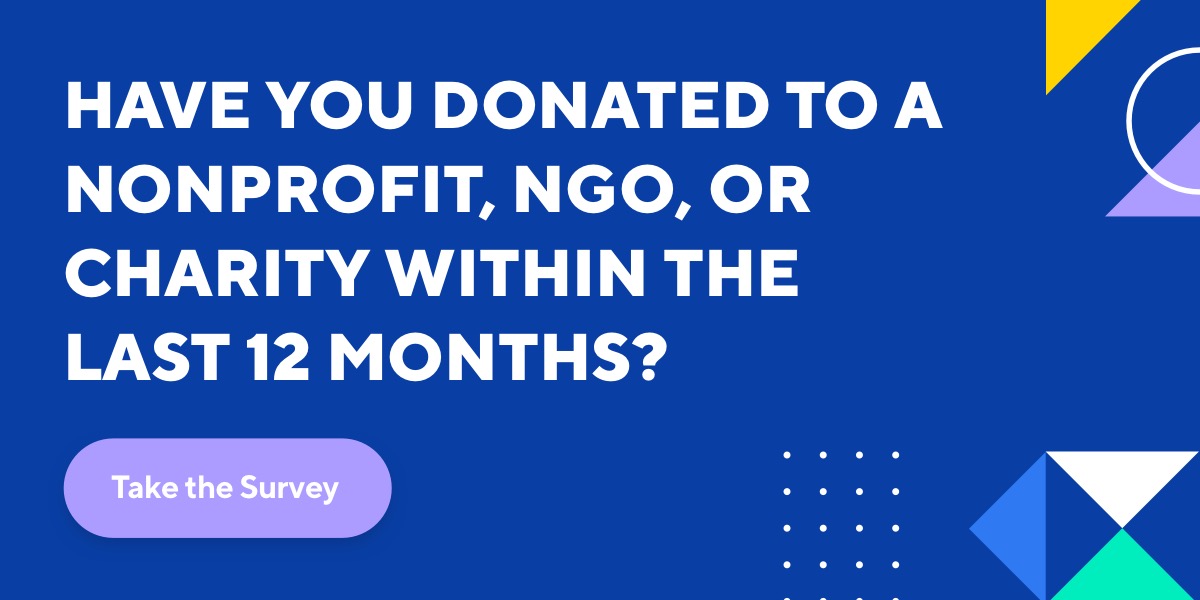 If you've donated to a nonprofit or charity in the past 12 months, please take the Global Trends in Giving Survey. We'll be releasing the Canadian data later this fall. ow.ly/s8ZP50yE2bj