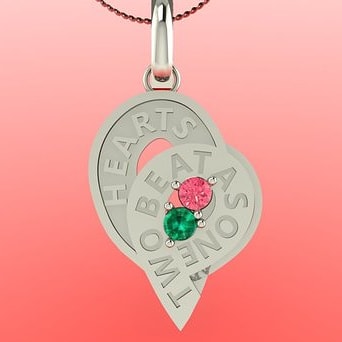 Two Hearts Beat As One

A simple and fun way to express your love for one another…

This Luray exclusive couple’s birthstone pendant is a gift that proudly shows the world that “Two Hearts Beat as One”

#couples #twoheartsbeatasone #exclusive