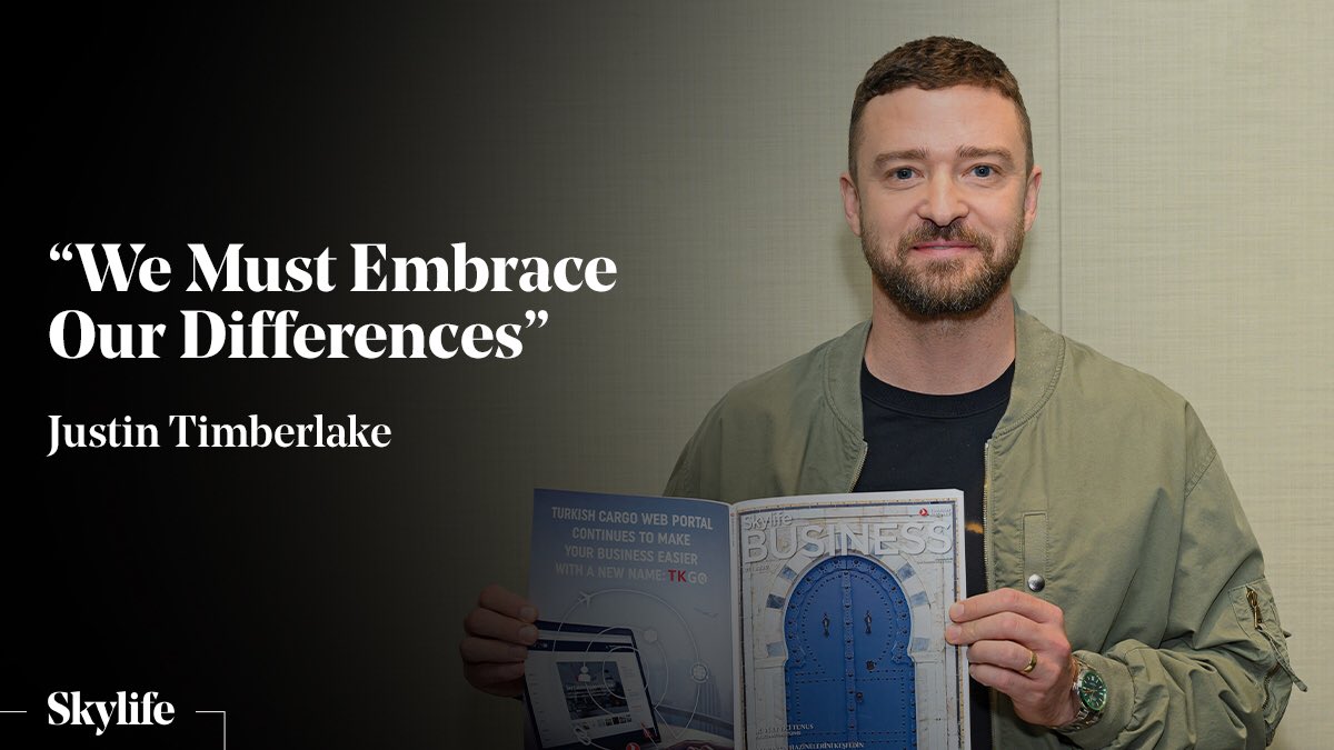 “We must embrace our differences” <a href="/jtimberlake/">Justin Timberlake</a> <a href="/BarbarosTapan/">Barbaros Tapan</a>