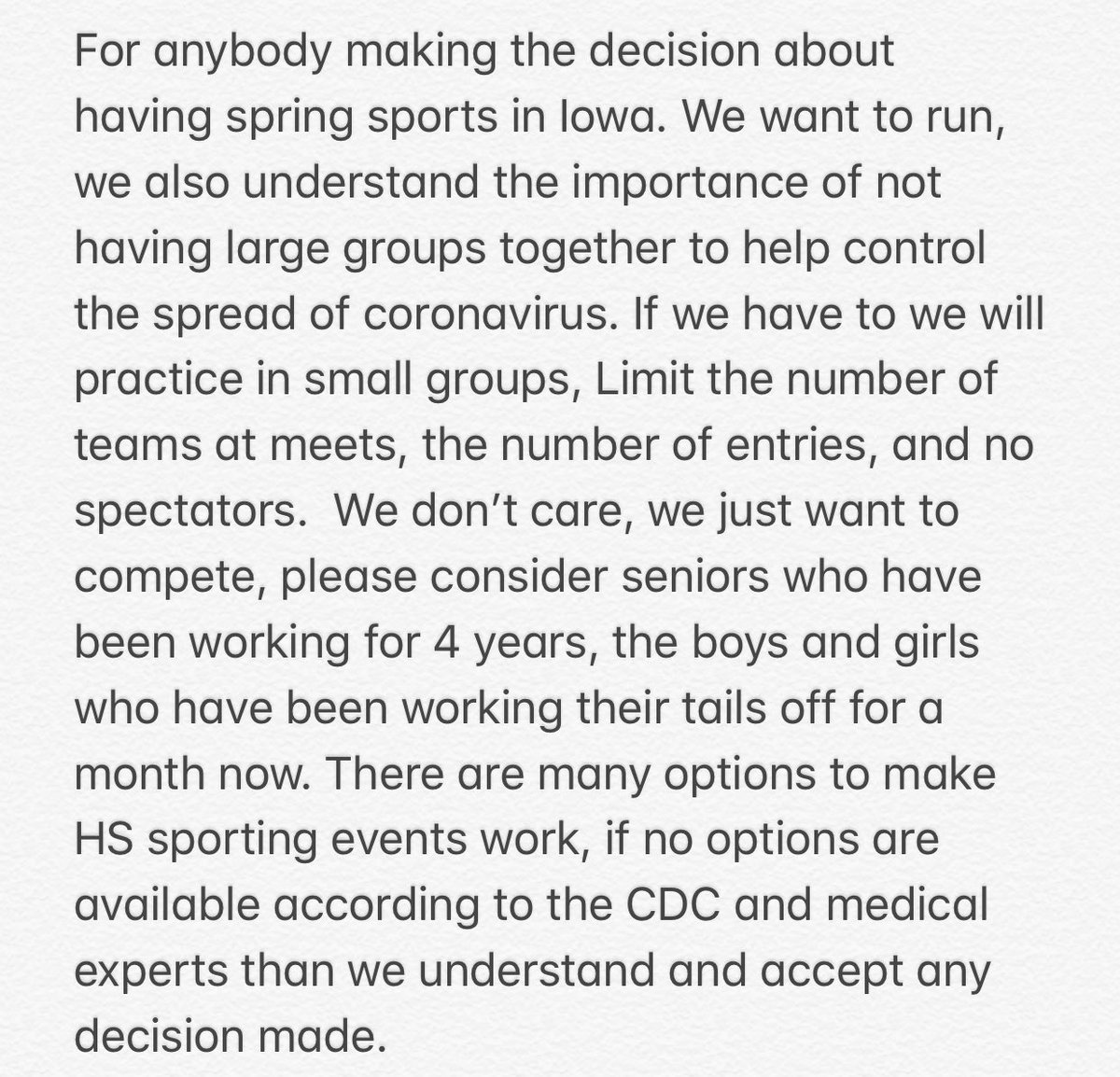 Not sure if this needs to be said or will mean anything but here it is anyway.