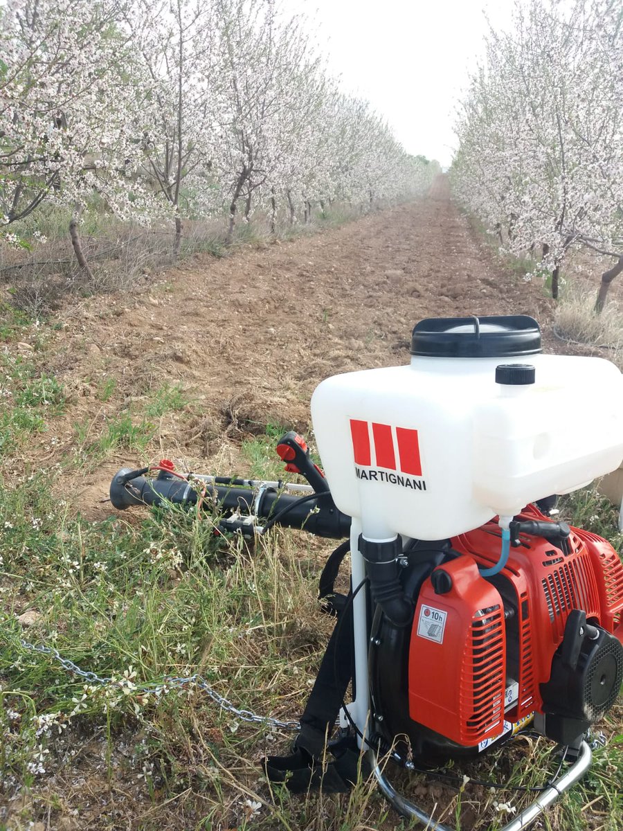 Ensayo utilizando la tecnología #electroestática de pulverización de #Martignani, disponible en #Bisari
info@bisari.es