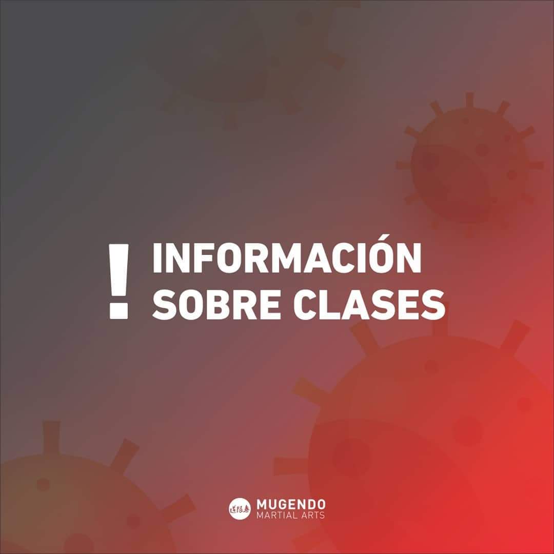 ClubMugendoTF's tweet photo. Desde hoy todos los centros educativos permanecerán cerrados por 15 días. Nosotros, al igual que muchas escuelas de Mugendo en España, nos sumaremos a esta medida preventiva. 

MUGENDO ofrecerá sus clases adaptándolas de forma online. ¡Os mantendremos informados! #MugendoNoPara https://t.co/2aVlOA0o7y