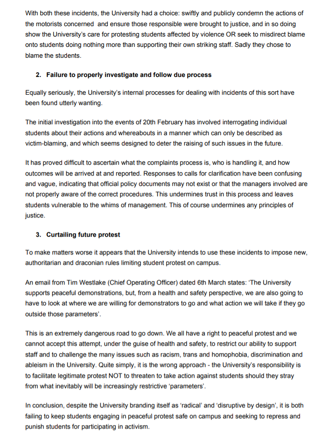 Sussex Supports the Strike tweet media