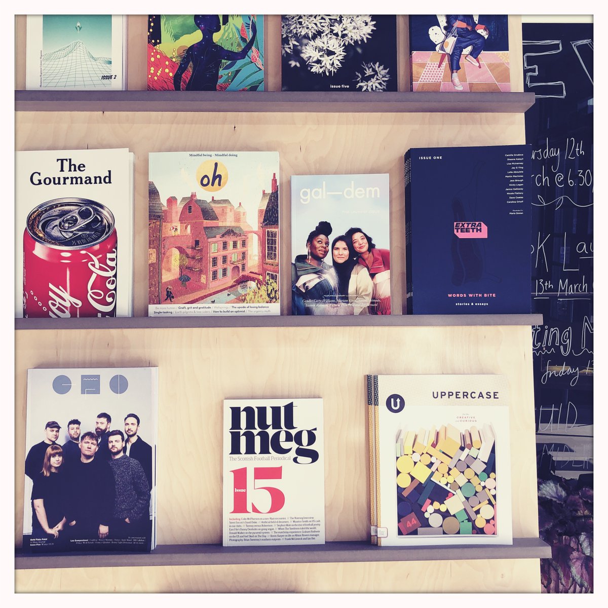 NutmegMagazine's tweet photo. Out and about in Portobello this weekend?
Then why not pop into the wonderful @PortyBooks and pick up a copy of Issue 15. Or some of the other independent magazines on sale 

Or subscribe to Nutmeg here
https://t.co/D8jMU8fnJu https://t.co/CHldUhKvbd
