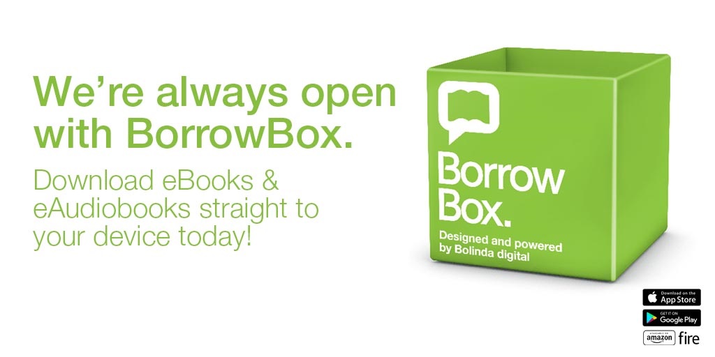 Hi everyone, we are working to make it possible for new online joiners to access <a href="/BorrowBox/">BorrowBox</a> &amp; get eBooks &amp; eAudiobooks straight to your device. Will update you as soon as we have more info. Watch this space! #TakeACloserLook